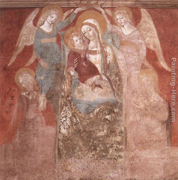 Madonna and Child with Angels painting - Francesco Di Giorgio Martini Madonna and Child with Angels art painting